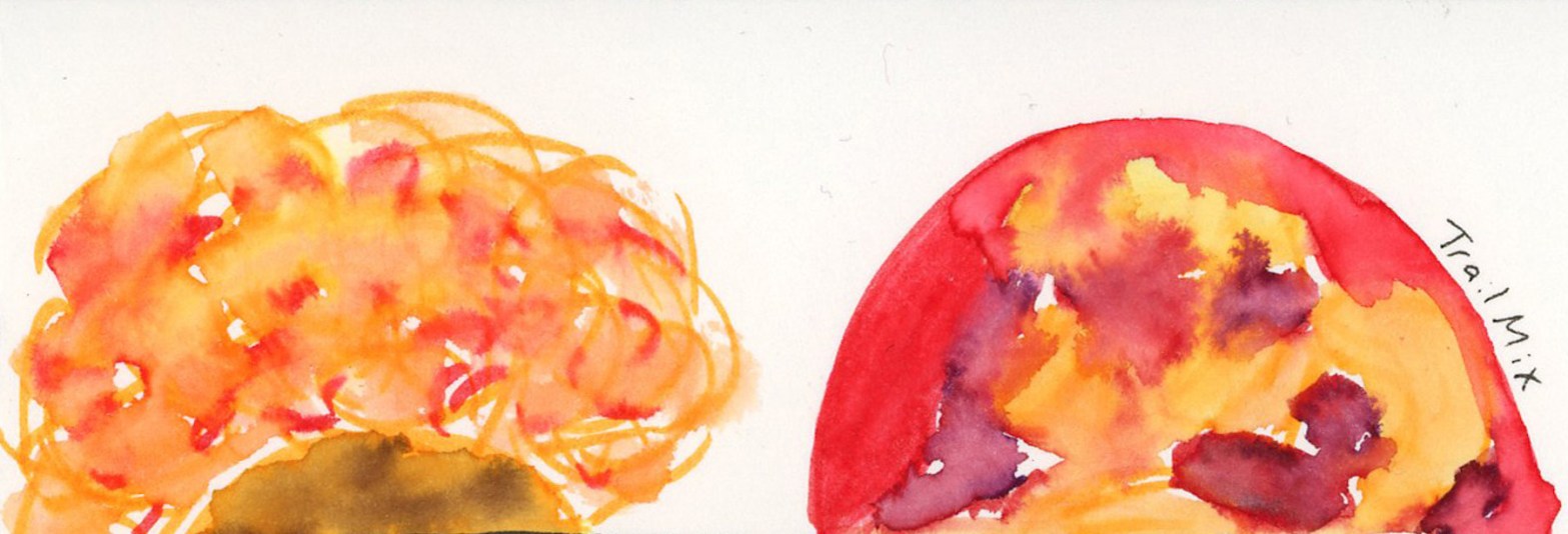 Food sketches in Shikiori marker.